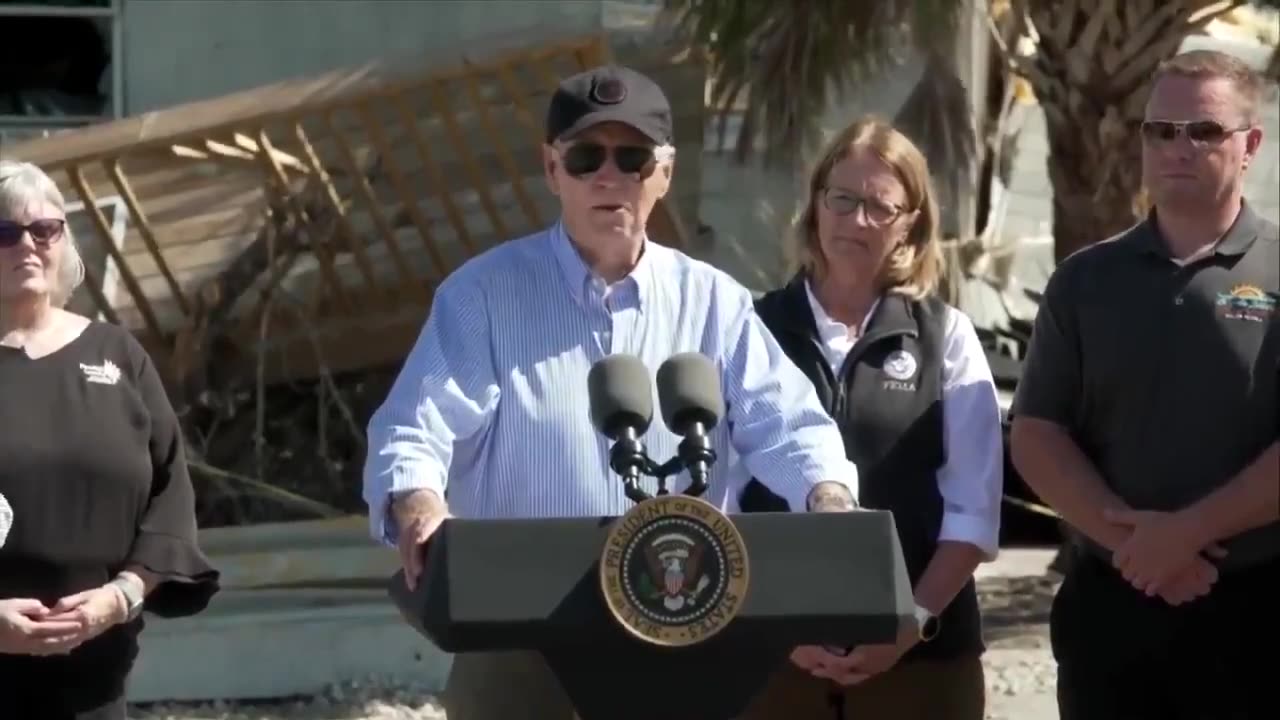 Biden tells hurricane victims he knows what losing your home feels like