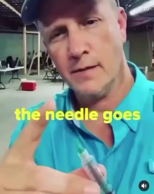 This is how the ELITE is vaccinated in front of the cameras