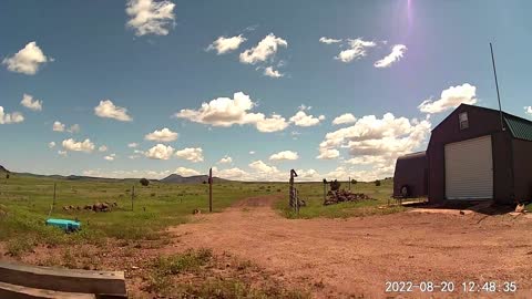 2 slightly different views of the crazy weather in Northern Arizona on same day-Time Lapse