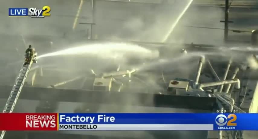 Yet ANOTHER food processing factory burns.