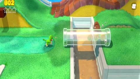 Super Mario 3D World - World 1-1 Super Bell Hill (First Play Through)