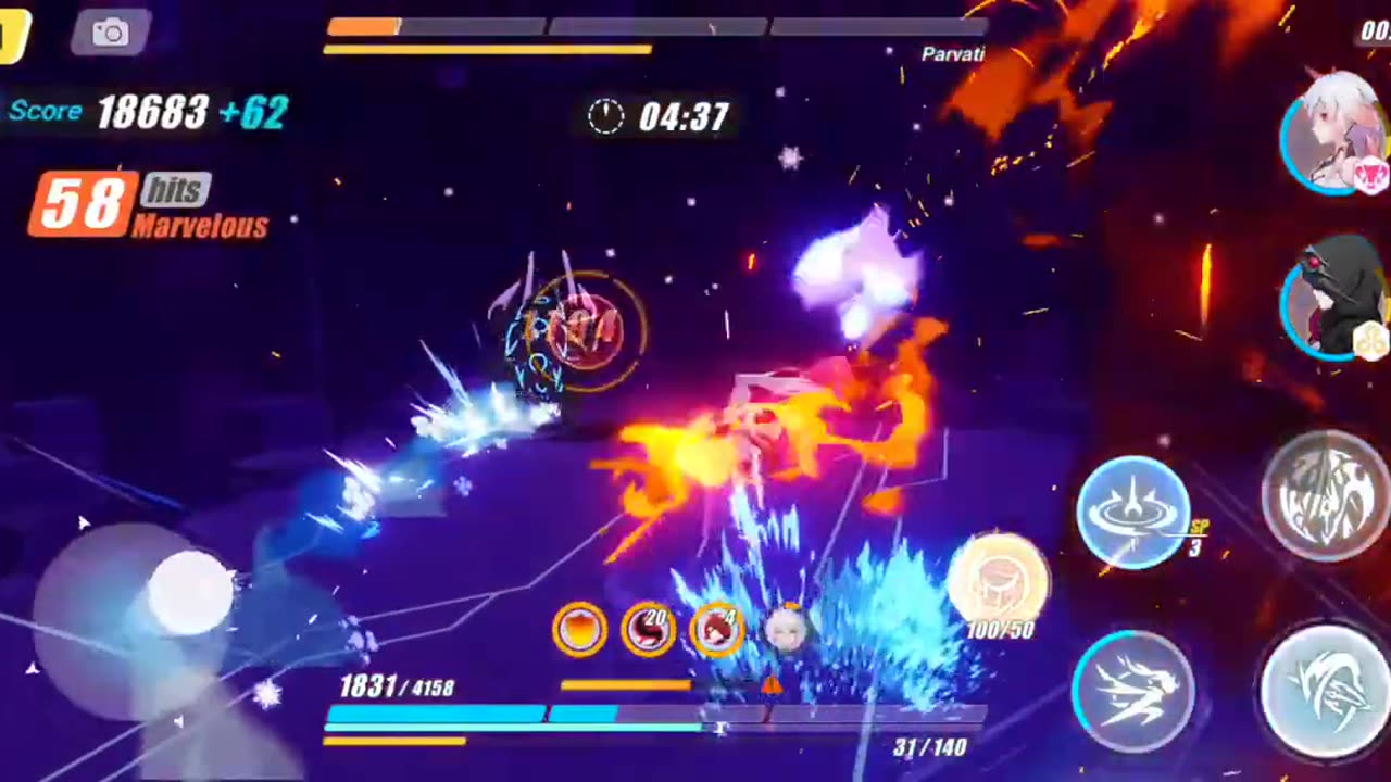 Honkai Impact 3rd Memorial Arena Vs Parvati SS Diff Apr 6 2022