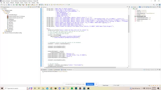 Databases exercise 3