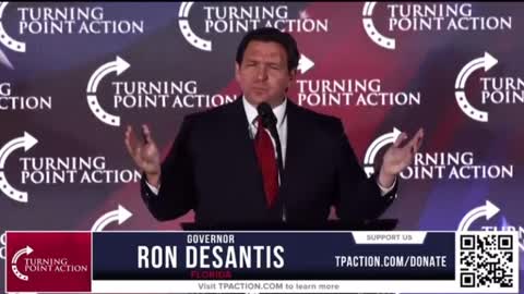 DeSantis receives standing ovation when he says THIS!!