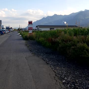 Road on swiss road in swiss moutains