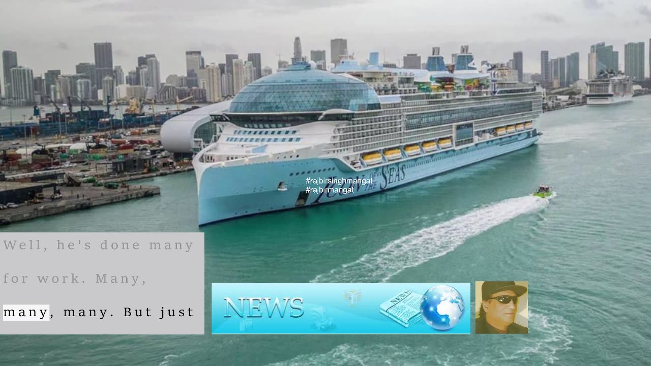 Hamilton company built key part of world's largest cruise ship