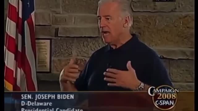 2008 Biden Speaking About Afghanistan