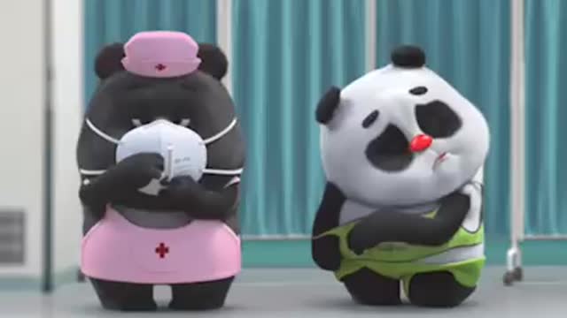 Panda receives of covid vaccine, Funny Video |