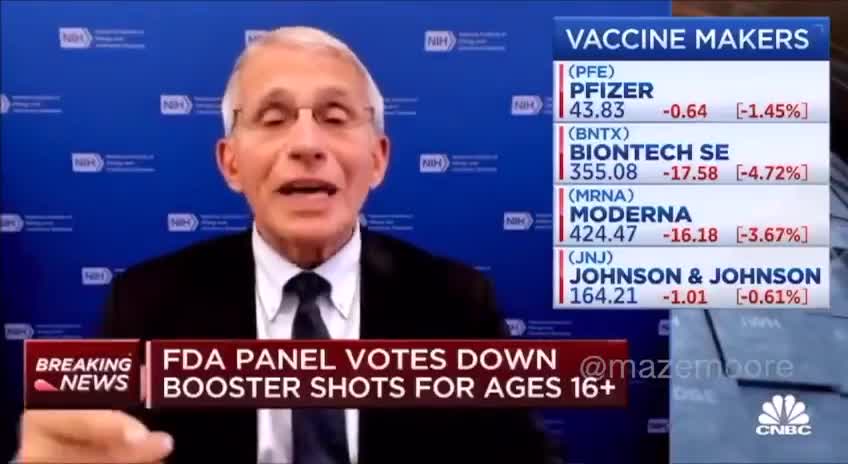 Fauci on why Israel has the highest number of infections ever...