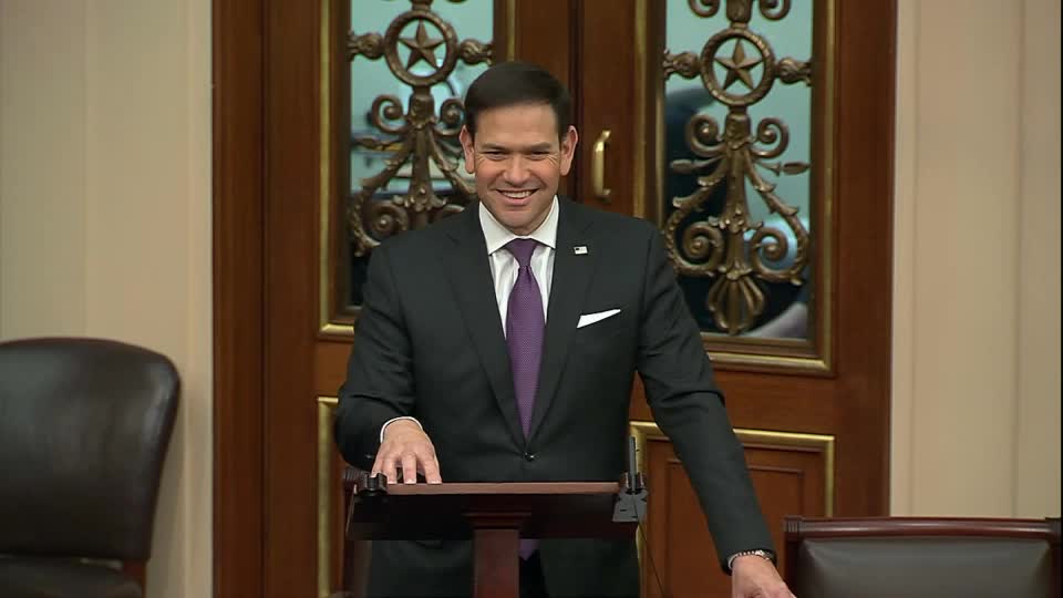 Senator Rubio Speaks Following Unanimous Senate Passage of His Sunshine Protection Act