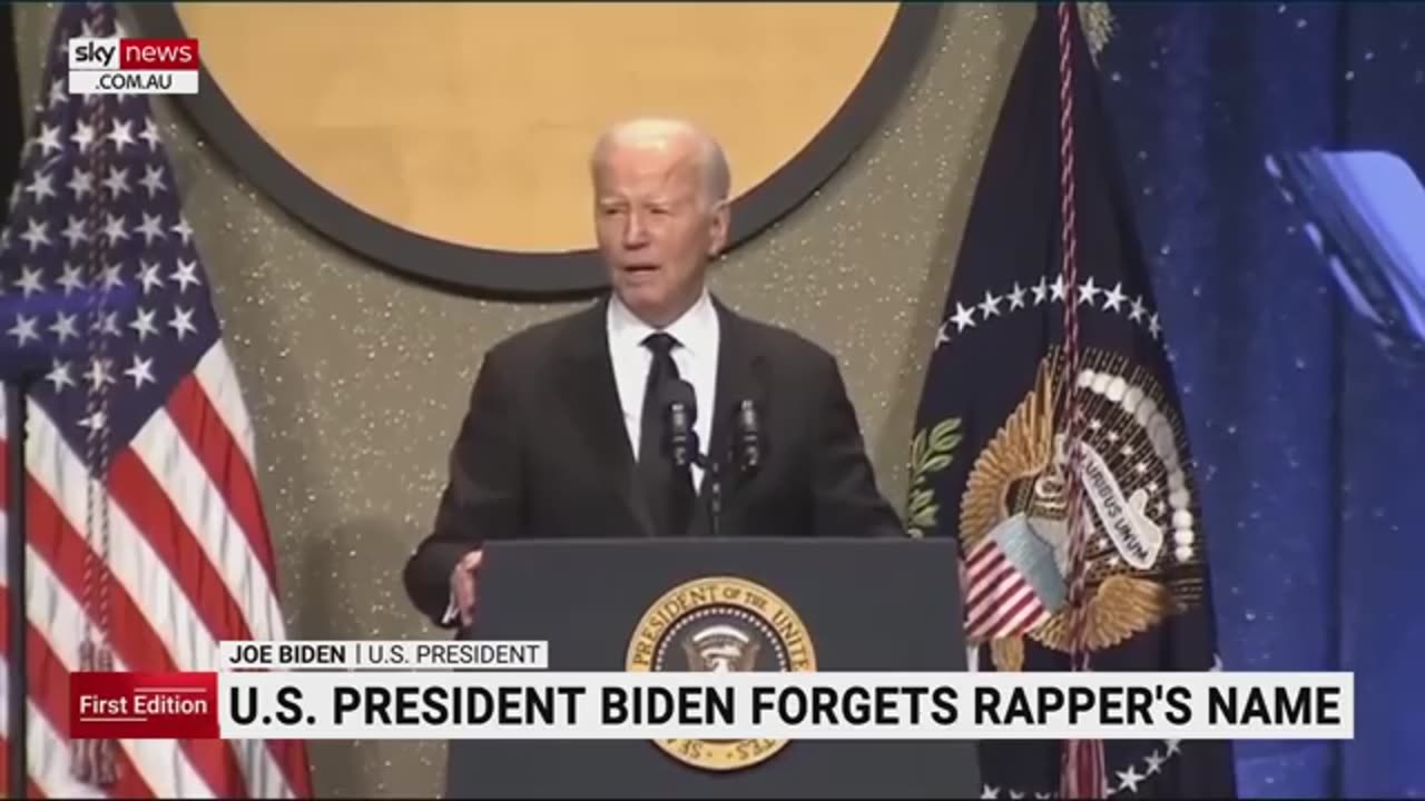 US president joe Biden howler during speach😂😂😂