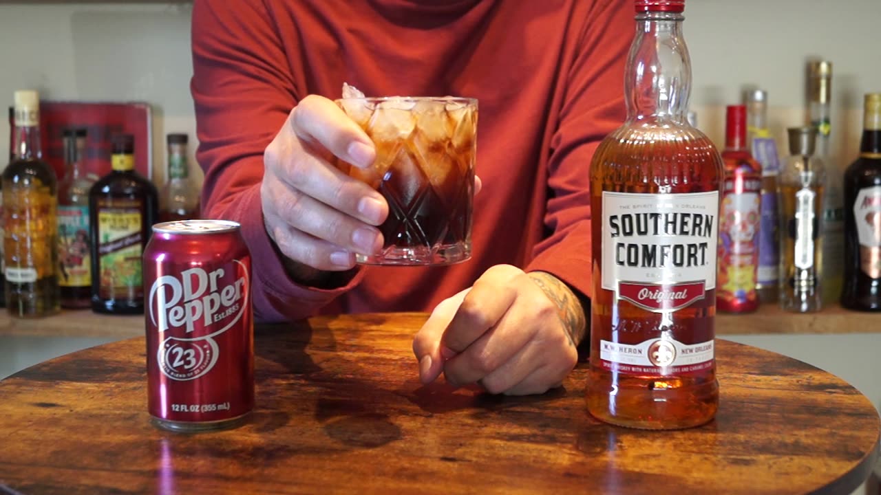 Southern Comfort Whiskey & Dr Pepper