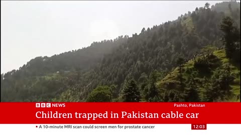 Pakistan cable car rescue under way for eight people trapped