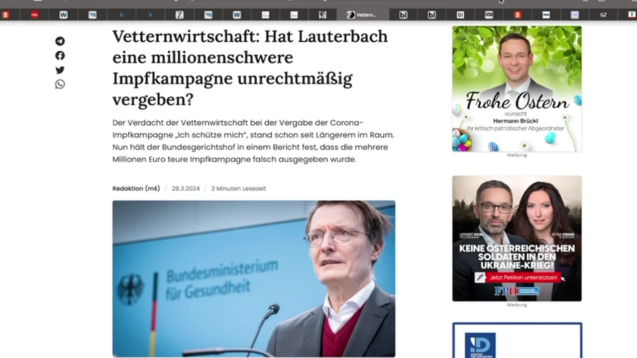 🎥 Der nächste Paukenschlag: Lauterbachs Millionen-Betrug fliegt auf