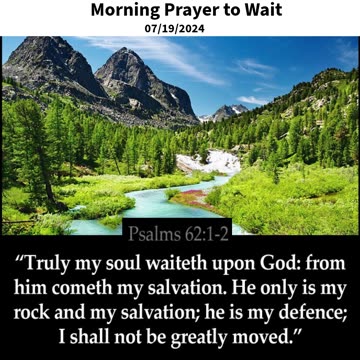 Morning Prayer to Wait on God #youtubeshorts #grace #jesus #mercy #faith #fyp #blessed #love #trust