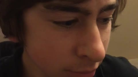 Nsfw guy swallows cigarette