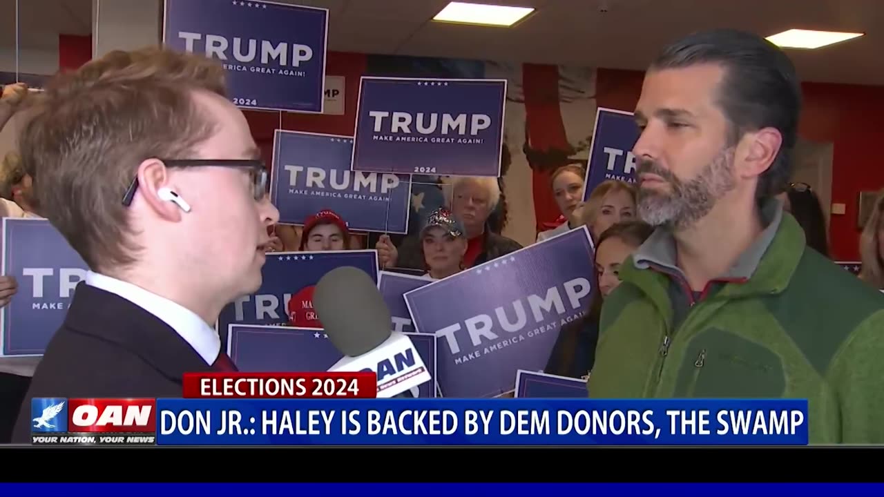 Don Jr.: Haley Is Backed By Dem Donors, The Swamp