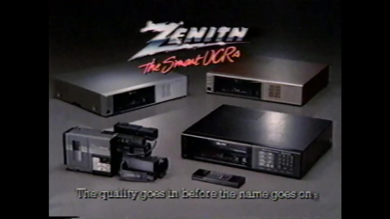 October 27, 1985 - Hi-Fi VHS from Zenith