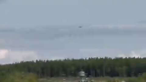 Potentially dangerous situation evolving. A Ukrainian kamikaze plane was shot down