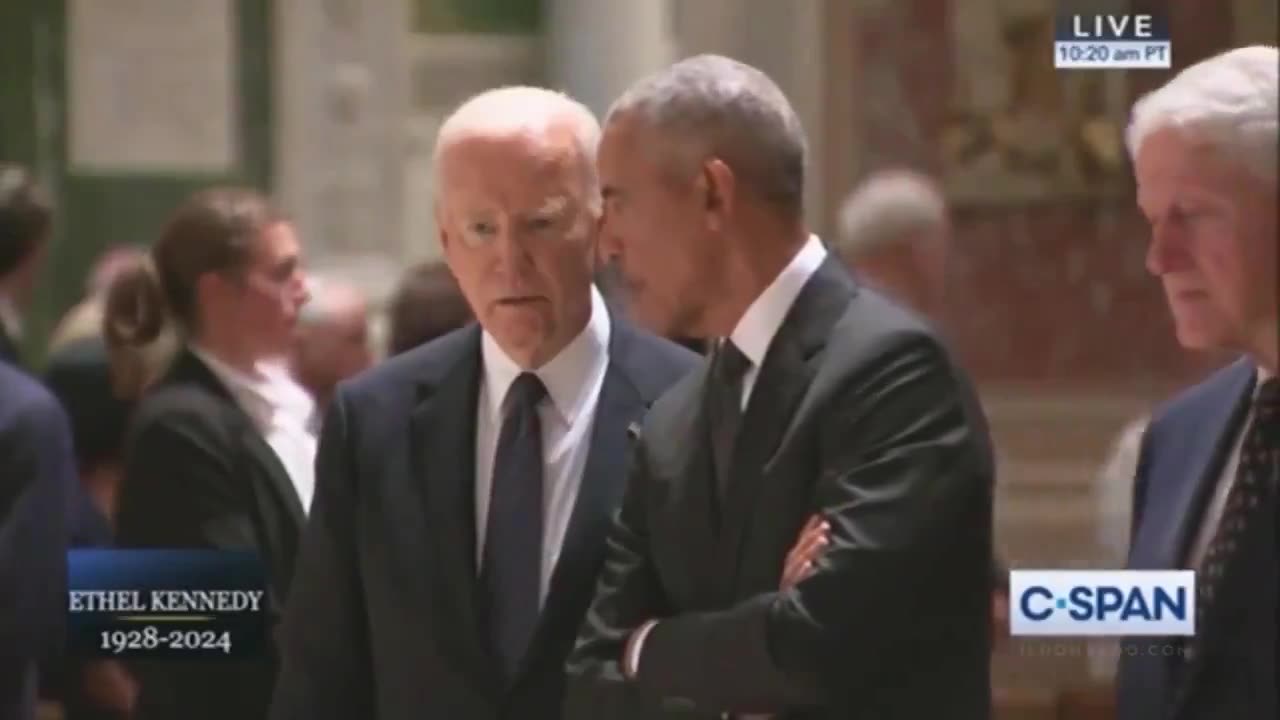 Joe Biden Begs Obama to Replace "Retarded Kamala" on Dem Ticket at Ethel Kennedy's Funeral