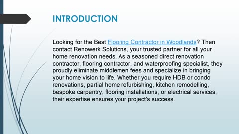 Best Flooring Contractor in Woodlands