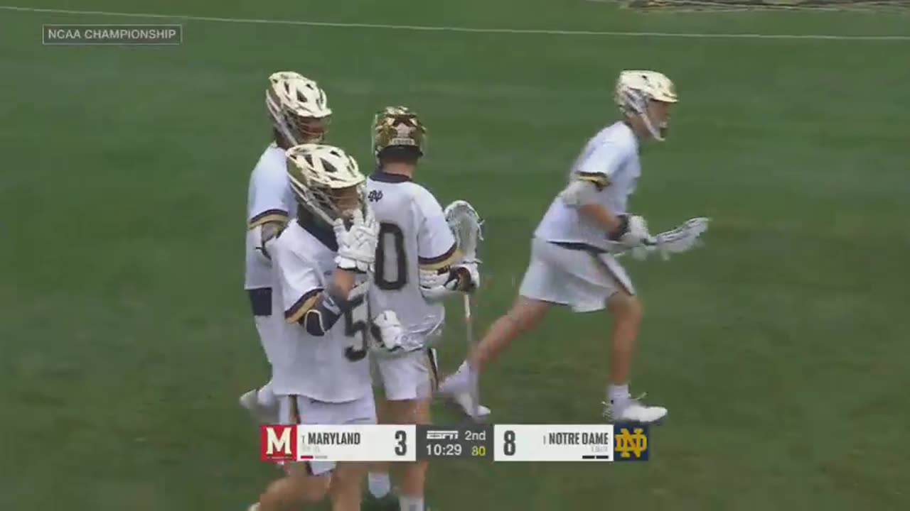 US Sports Lacrosse - Notre Dame vs. Maryland: 2024 DI men's lacrosse championship highlights