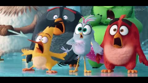 The Angry Birds Movie 2 Hindi Lava Ball Explosion Talking & Adventure Scene MovieClips