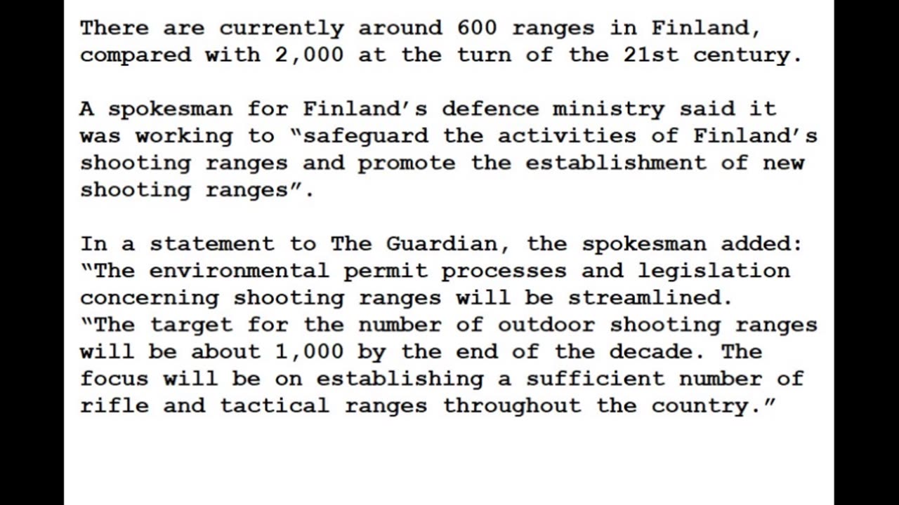 24-0219 - Finland to Open 300 Shooting Ranges to Boost Interest in National Defense