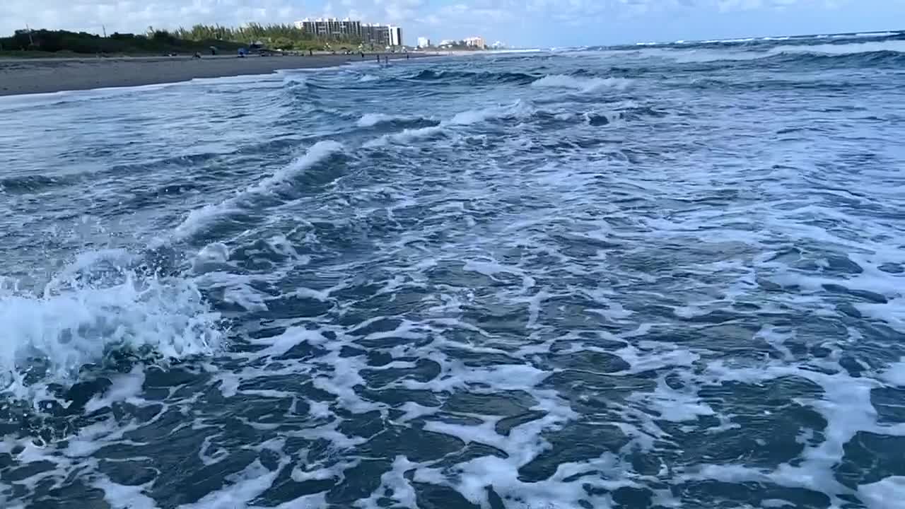 20210312 Spanish River Cross Waves