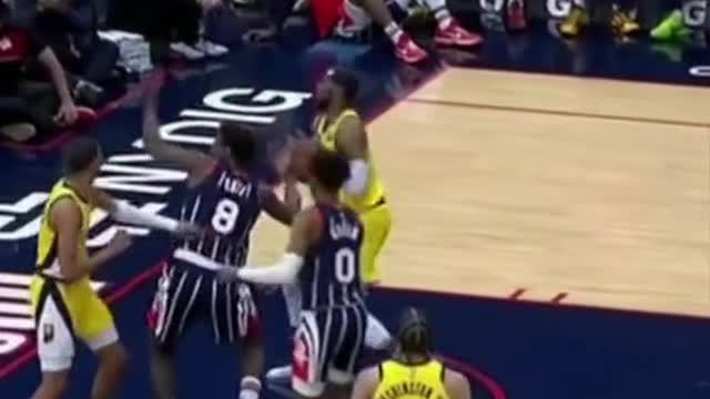 Pacers announcer couldn’t believe the airball layup 😂