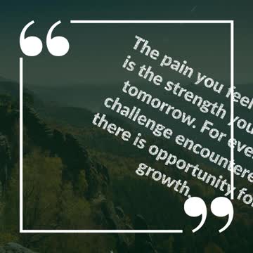 The Pain You Feel Today