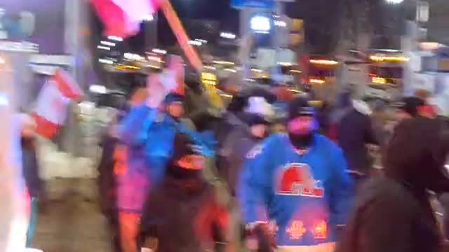 trudeau getting escorted out