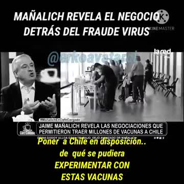 Según ministro de salud Chile es un campo de experimentación de vacunas