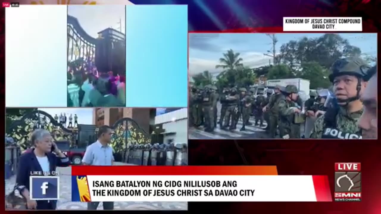 BREAKING: CIDG at SAF battalion troopers, pinasok na ang KOJC Compound sa Davao City at Tamayong