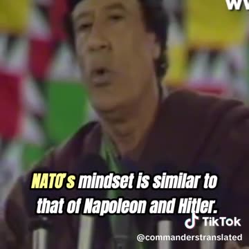 Kadaffi Knew the Truth - That's Why He Is Gone!