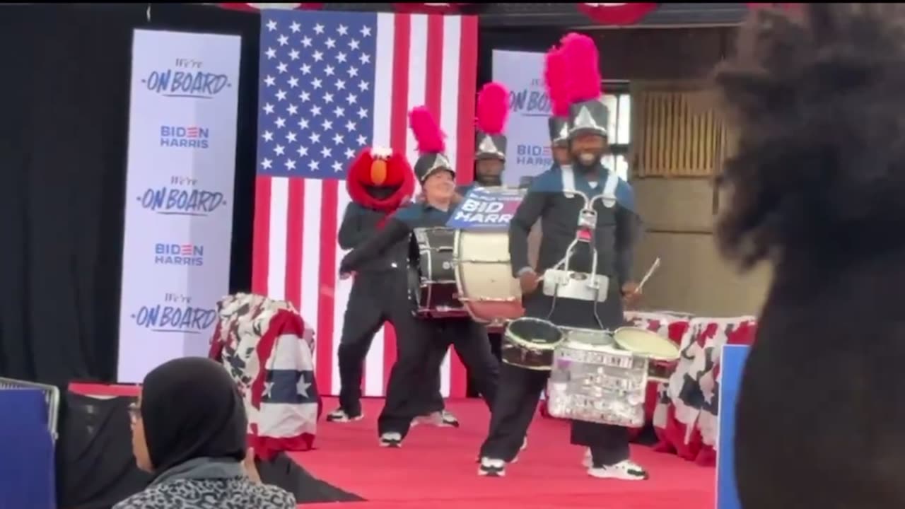 CLOWN SHOW: Biden Campaign Brings Out Elmo to Warm Up Crowd in Philadelphia