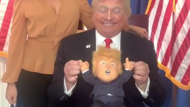 trump funny tk tok video