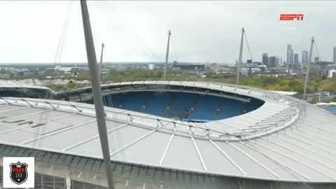 Aquecimento para final Manchester City x Chelsea virada nos acréscimos