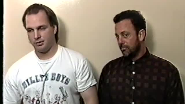 Garth and Billy Joel Pre Interview 1991.