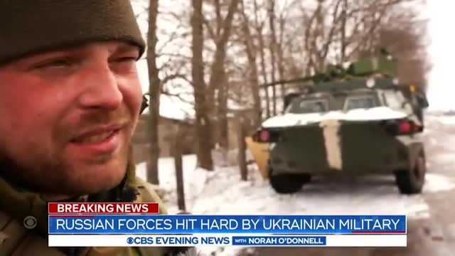 Russian forces hit hard by Ukrainian military