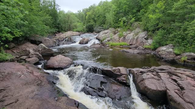 Red Granite Falls - Copperfalls State Park Mellen, Wisconsin August 2022