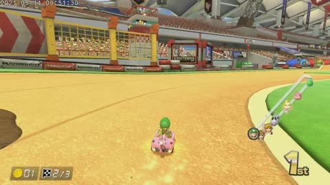 Mario Kart 8 Deluxe Switch Luigi Part 18 Excitebike Arena