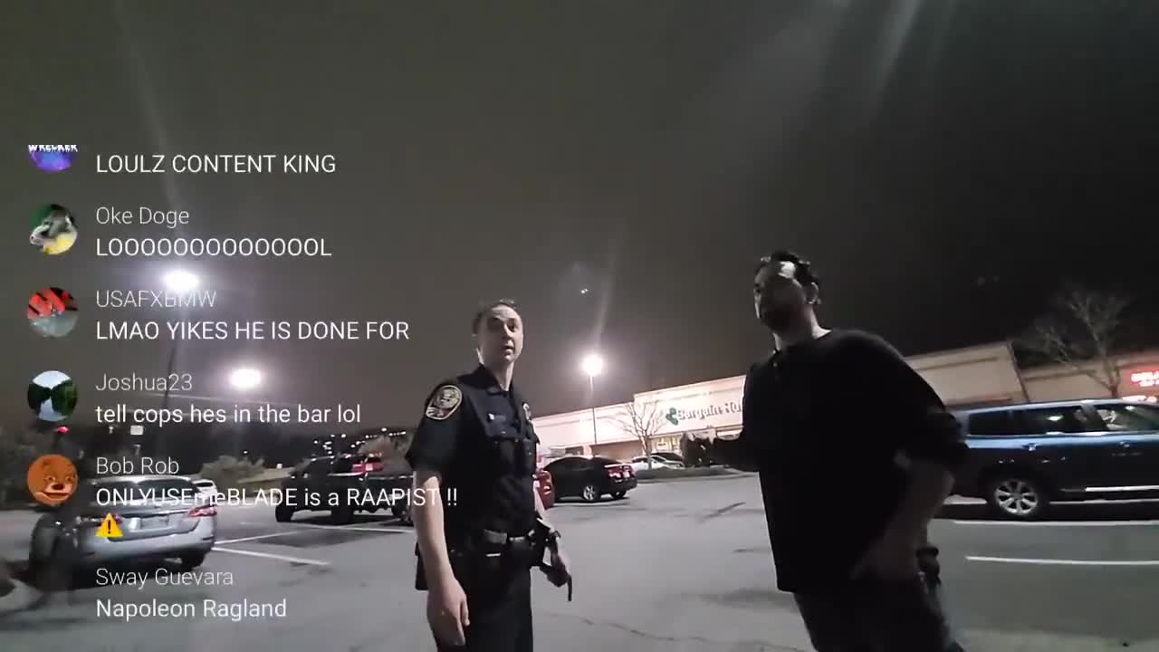 Cop gives Baked Alaska high-five