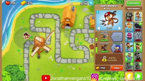 bloons tower defense gameplay