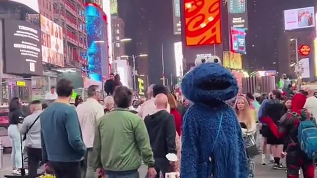 Times Square at night