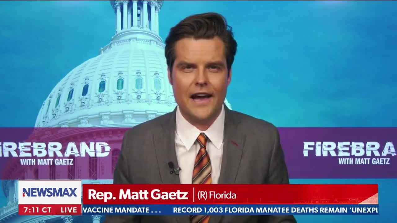 Rep. Matt Gaetz says Kyle Rittenhouse "is not guilty, he deserves a not guilty verdict."