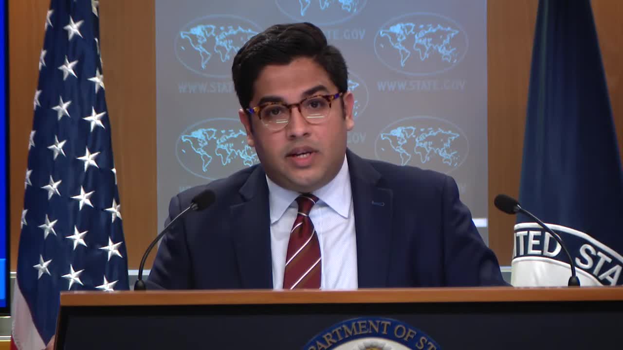 State dept. Hold briefing after Putin Declared Martial Law