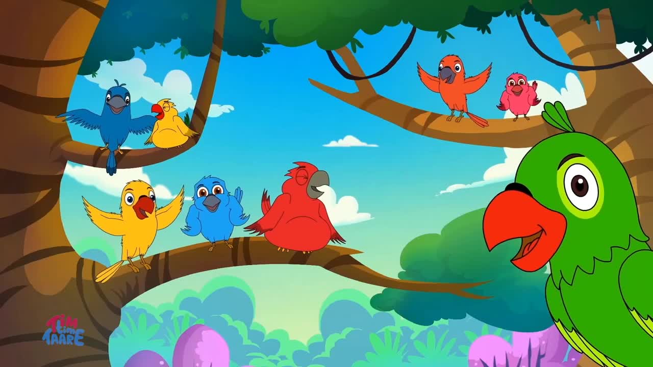 Mithu Mithu Hindi Rhyme for Kids - Parrot Songp2