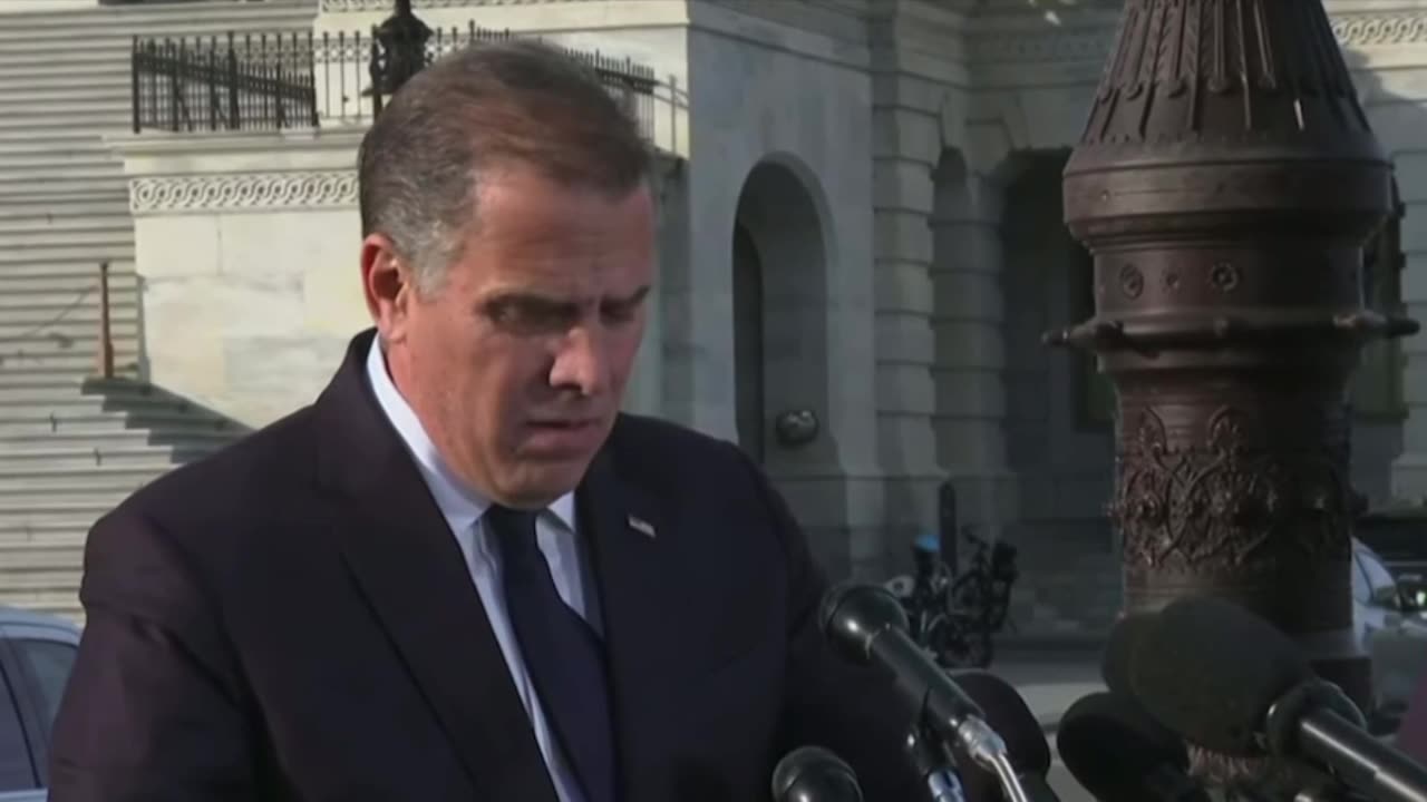 Hunter Biden Speech at the U.S. Capitol 12/13/2023