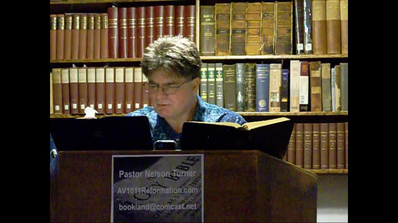 Confession of Sin - Part 2 of 2 - AV1611HOUR - Pastor Nelson Turner